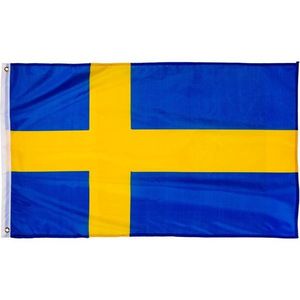 Flaga Szwecji - 120 cm x 80 cm obraz