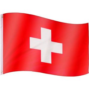 Flaga Szwajcarii - 120 cm x 80 cm obraz