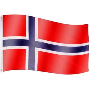 Flaga Norwegii - 120 cm x 80 cm obraz