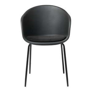 Czarne krzesło Unique Furniture Topley obraz