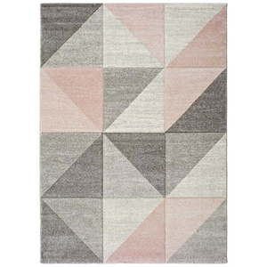 Różowo-szary dywan Universal Retudo Naia, 160x230 cm obraz