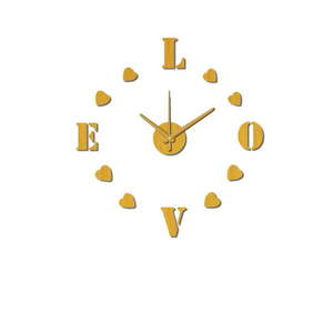 Zegar samoprzylepny Mauro Ferretti Love, ⌀ 60 cm obraz