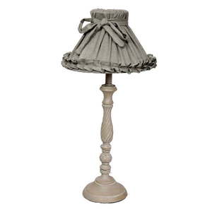 Lampa stołowa Antic Line Romance Grey, wys. 78 cm obraz
