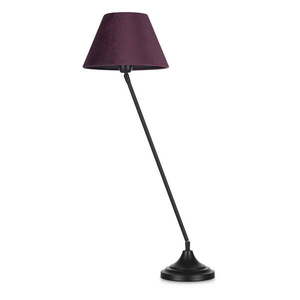 Czarno-fioletowa lampa stołowa Markslöjd Garda obraz