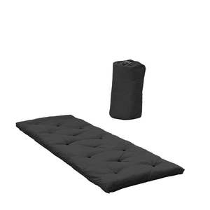 Ciemnoszary materac futon 70x190 cm Bed in a Bag Dark Grey – Karup Design obraz