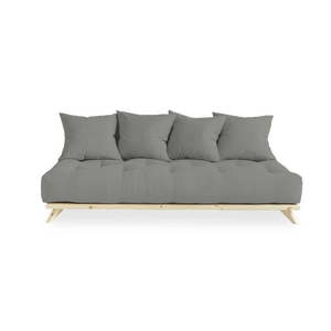 Sofa z szarym obiciem Karup Design Senza Natural/Grey obraz