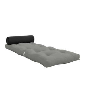 Szary materac futon 70x200 cm Wrap Grey/Dark Grey – Karup Design obraz