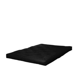 Czarny średnio twardy materac futon 180x200 cm Comfort Black – Karup Design obraz