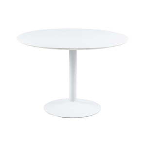 Biały okrągły stół Actona Ibiza, ⌀ 110 cm obraz