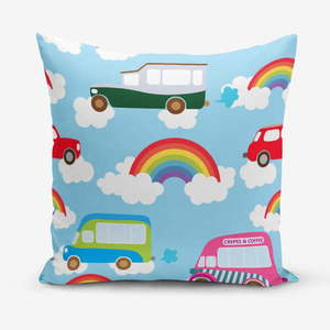 Poszewka na poduszkę z domieszką bawełny Minimalist Cushion Covers Rainbow, 45x45 cm obraz