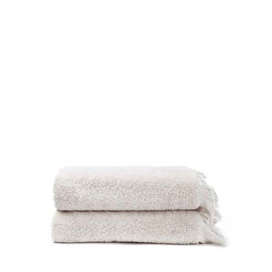 Zestaw 2 kremowych ręczników ze 100% bawełny Bonami, 50x90 cm obraz