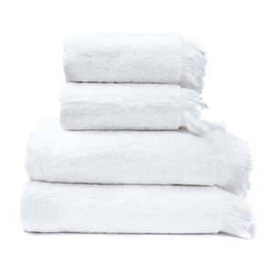 Zestaw 4 białych ręczników ze 100% bawełny Bonami, 50x90+70x140 cm obraz