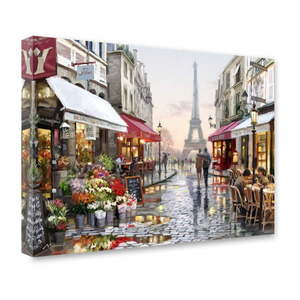 Obraz Styler Canvas Watercolor Paris I, 60x80 cm obraz
