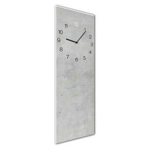 Zegar ścienny Styler Glassclock Concrete, 20x60 cm obraz