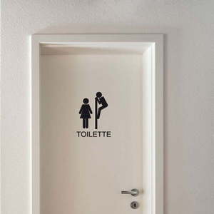 Naklejka Fanastick Toilettes Funny obraz