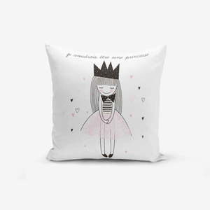 Poszewka na poduszkę z domieszką bawełny Minimalist Cushion Covers Je Noudrais Etre Une Princesse, 45x45 cm obraz