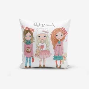 Poszewka na poduszkę z domieszką bawełny Minimalist Cushion Covers Best Friends, 45x45 cm obraz