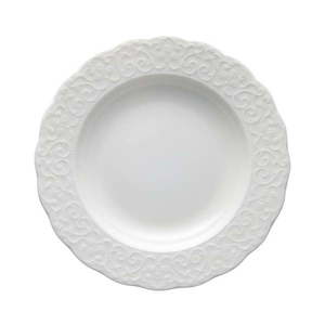 Biały głęboki porcelanowy talerz ø 22 cm Gran Gala – Brandani obraz