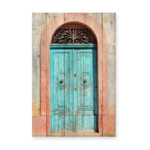 Drewniana tabliczka 40x60 cm Door – Really Nice Things obraz