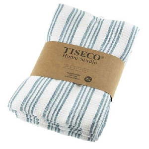 Komplet 4 niebieskich bawełnianych ścierek Tiseco Home Studio, 50x70 cm obraz