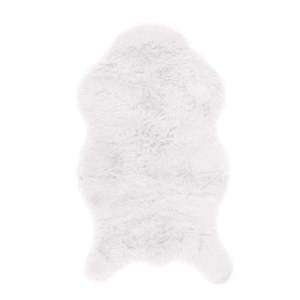 Biała sztuczna skóra Tiseco Home Studio Sheepskin, 80x150 cm obraz