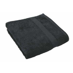 Czarny ręcznik Tiseco Home Studio, 50x100 cm obraz