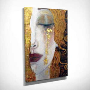 Reprodukcja obrazu na płótnie Gustav Klimt Golden Tears, 30x40 cm obraz