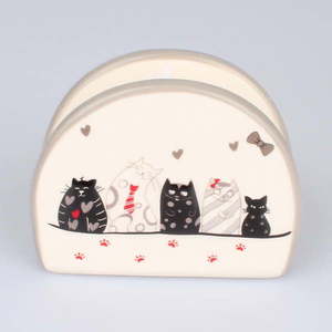 Serwetnik ceramiczny Dakls Cats obraz