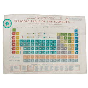 Ścierka kuchenna Rex London Periodic Table, 50x70 cm obraz