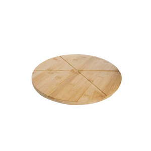 Bambusowa taca na pizzę Bambum Slice, ⌀ 35 cm obraz