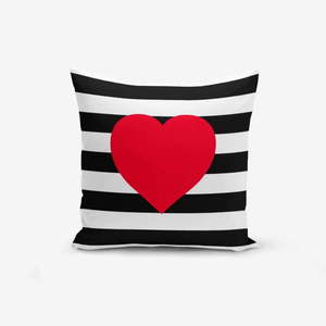 Poszewka na poduszkę Minimalist Cushion Covers Navy Heart, 45x45 cm obraz