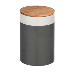 Ceramiczny pojemnik z bambusową pokrywką Wenko Malta, 1, 45 l obraz