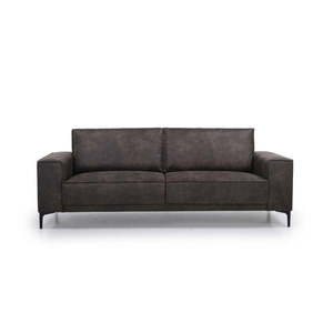 Brązowa sofa z imitacji skóry 224 cm Copenhagen – Scandic obraz