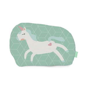 Poduszka z czystej bawełny Happynois Unicorn, 40x30 cm obraz