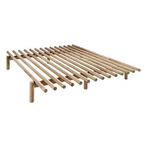 Rama łóżka z drewna sosnowego Karup Design Pace Natural, 160x200 cm obraz