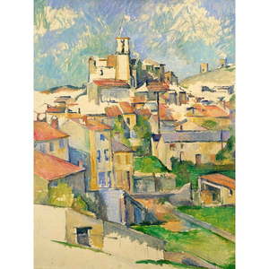 Obraz – reprodukcja 30x40 cm Gardanne, Paul Cézanne – Fedkolor obraz