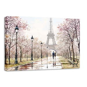 Obraz Styler Canvas Watercolor Paris Melancholy, 85x113 cm obraz