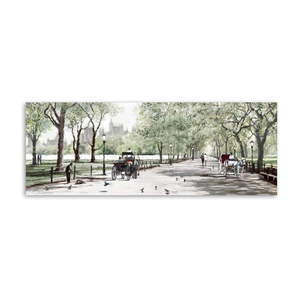 Obraz Styler Canvas Watercolor Central Park II, 60x150 cm obraz