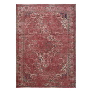Czerwony dywan z wiskozy Universal Lara Rust, 160x230 cm obraz