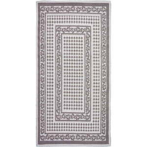 Szarobeżowy bawełniany dywan Vitaus Olvia, 80x150 cm obraz