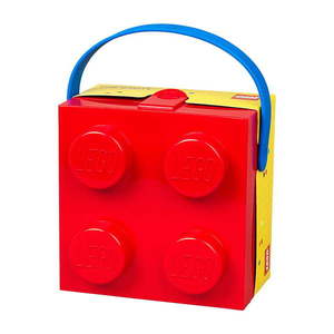 Czerwony pojemnik z uchwytem LEGO® obraz