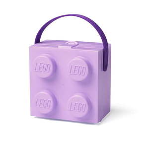 Fioletowy pojemnik z uchwytem LEGO® obraz