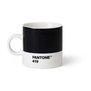 Czarny ceramiczny kubek na espresso 120 ml Espresso Black 419 – Pantone obraz