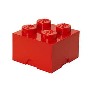 Czerwony kwadratowy pojemnik LEGO® obraz