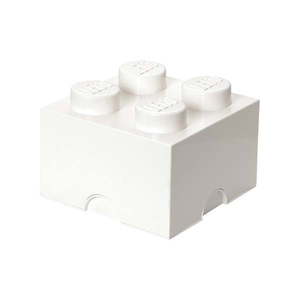 Biały kwadratowy pojemnik LEGO® obraz