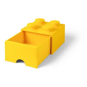 Żółty pojemnik z szufladą LEGO® obraz