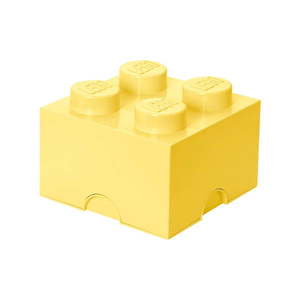 Jasnożółty kwadratowy pojemnik LEGO® obraz