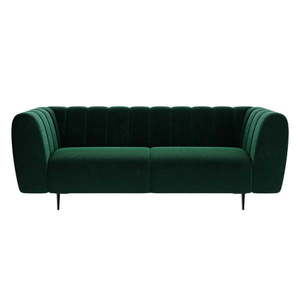 Ciemnozielona sofa Ghado Shel, 210 cm obraz
