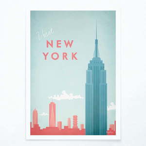 Plakat Travelposter New York, 30 x 40 cm obraz