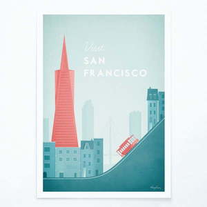 Plakat Travelposter San Francisco, 30 x 40 cm obraz